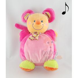  musical souris rose violet jaune vert echarpe 
